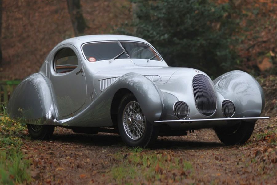 Extraordinary Talbot-Lago T150-C-SS Teardrop Coupe @ Rétromobile Auction