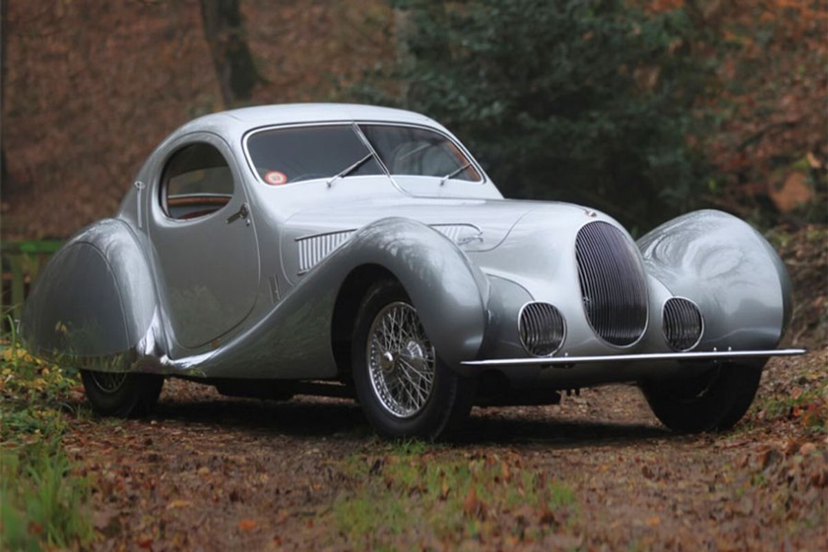 Extraordinary Talbot-Lago T150-C-SS Teardrop Coupe @ Rétromobile Auction