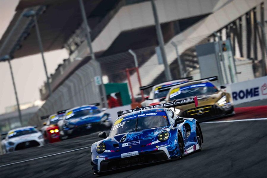 Porsche clinches GT3 Pro-Am victory and top five finish at 24H DUBAI