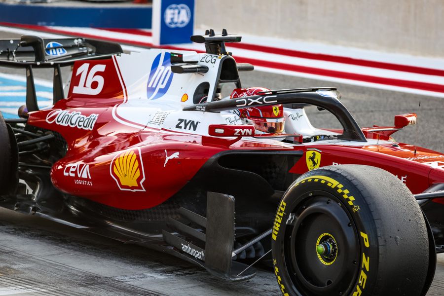 Ferrari’s Charles Leclerc tops day two of F1 testing in Bahrain