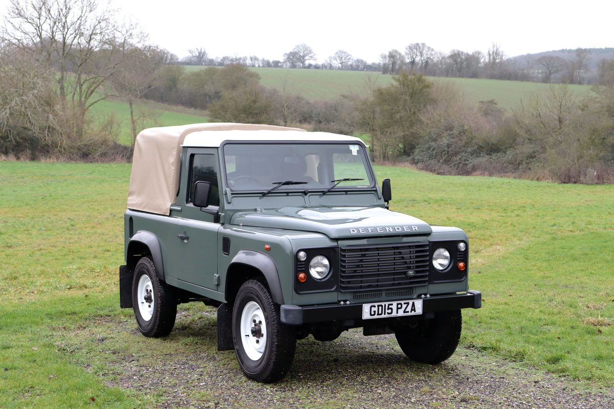 Just 124 miles from new: Barn stored 2015 Defender @ H&H Classics
