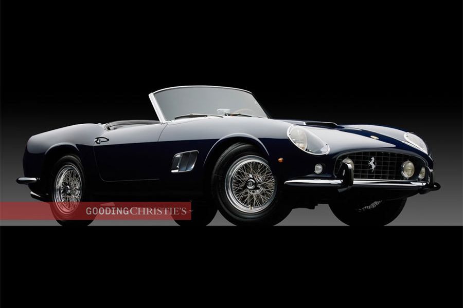 Exceptional Covered-Headlight Ferrari SWB California Spider @ Goodings Amelia Island 