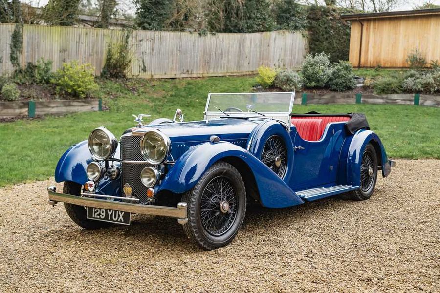 Two 1934 Alvis Speed 20 SC's lined up for H&H Classics Kelham Hall auction