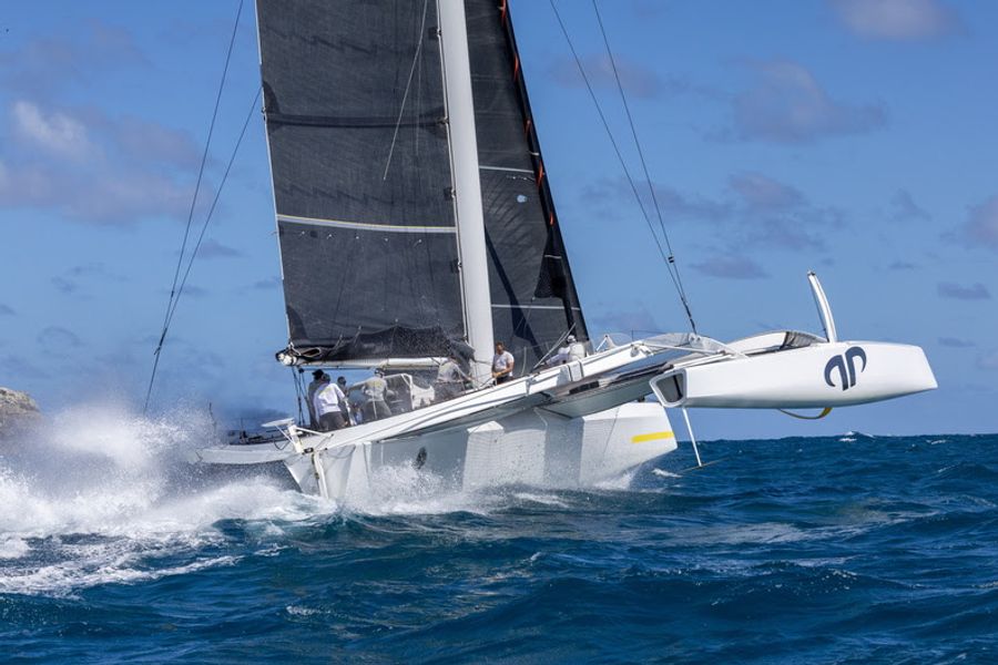 Argo unleashed: MOD70 rocket smashes Antigua 360 record