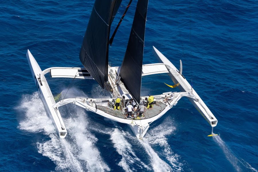 MOD70 Argo takes RORC Caribbean 600 Multihull Line Honours