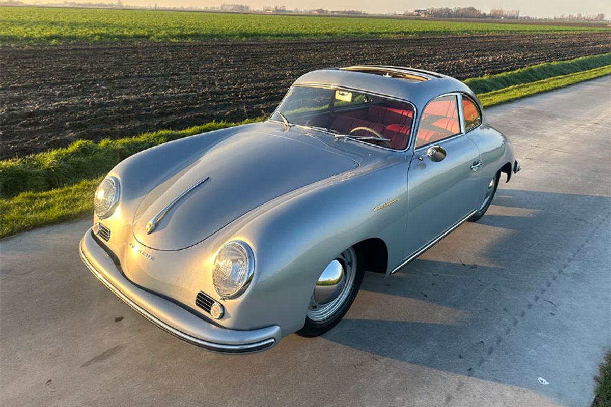 1955 Porsche 356 Pre-A Continental Sunroof Coupe @ Mecum Glendale Auction