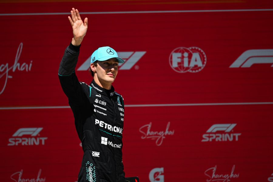 Russell wins China Sprint after battle with Ferraris