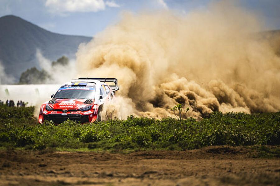 Solberg holds narrow Safari Rally Kenya lead over Ogier