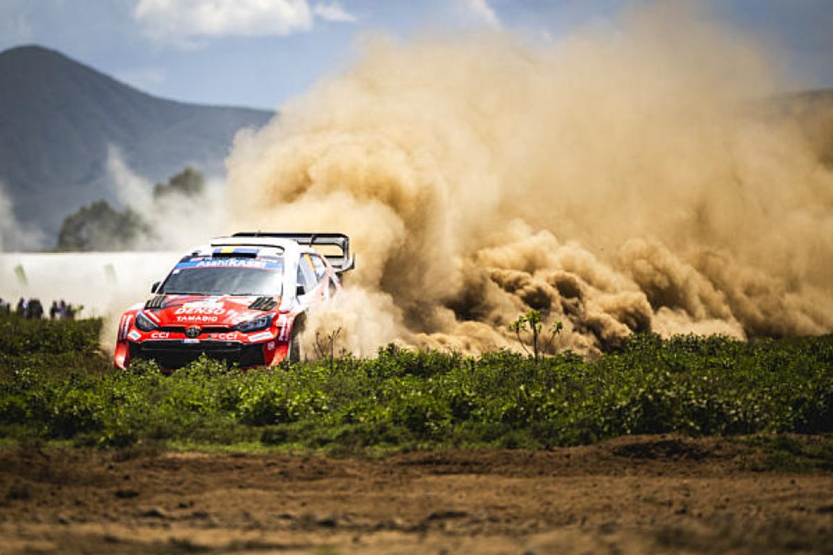 Solberg holds narrow Safari Rally Kenya lead over Ogier