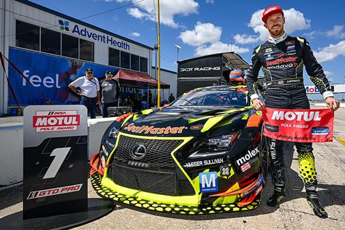 Hawksworth Flies to New GTD PRO Qualifying Record at Sebring