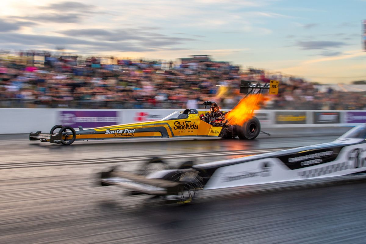 Cars so fast, they need parachutes to stop them: Santa Pod at 60