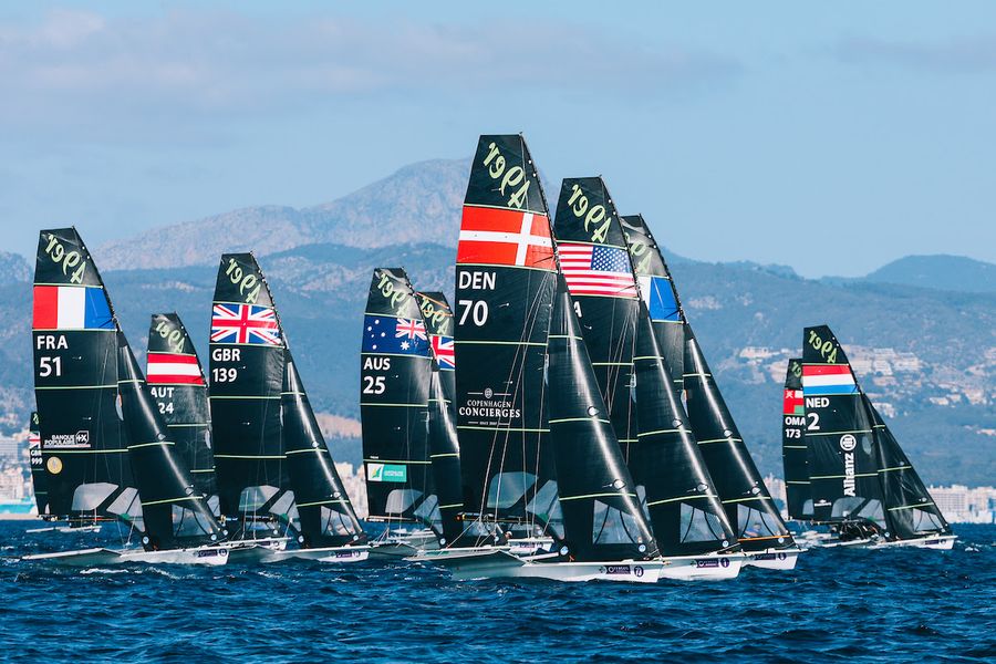 Sunny Bay of Palma tests Olympic racers as Sofia regatta gets under way