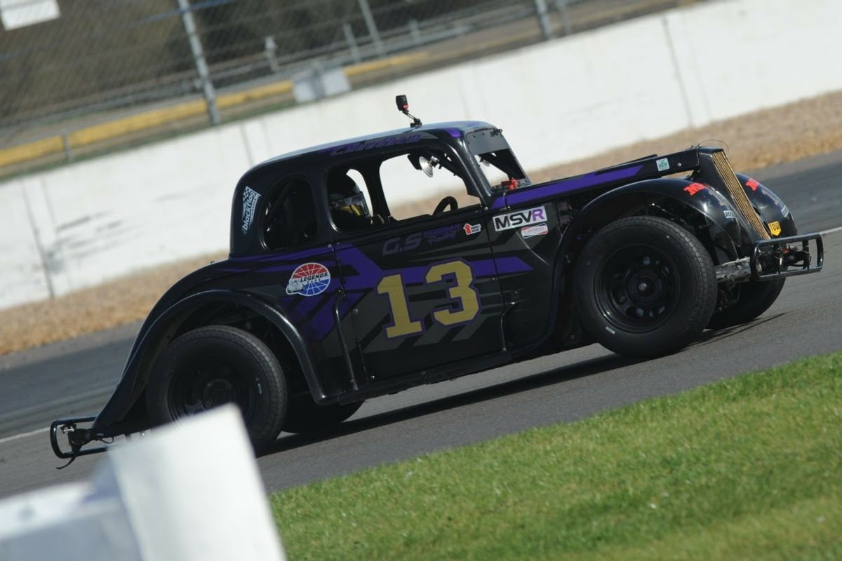 Silverstone hat-trick and Legends Championship lead for Chris Needham