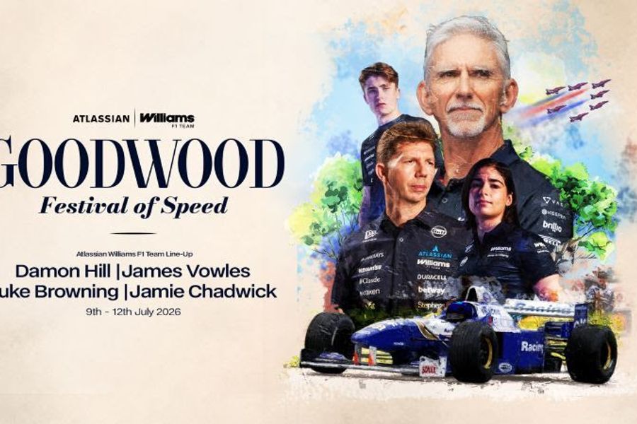 Damon Hill, James Vowles, Luke Browning & Jamie Chadwick @ Goodwood hillclimb