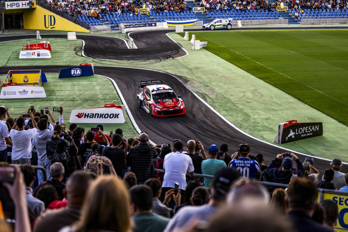 Ogier leads Toyota top-five lockout Friday at Rally Islas Canarias