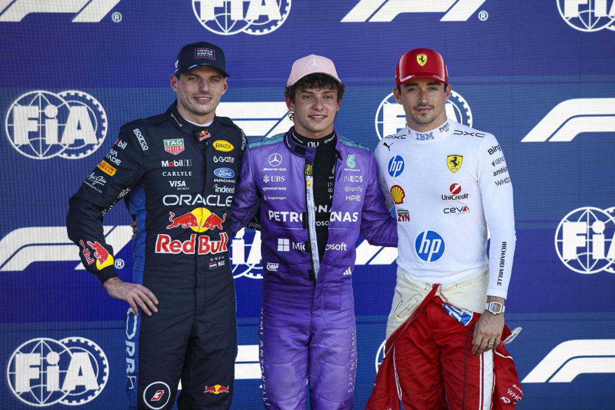 Antonelli on pole for Miami Grand Prix ahead of Verstappen & Leclerc