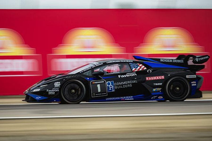 Persing powers to Lamborghini Super Trofeo Monterey Saturday Win