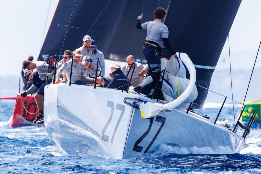 Vayu lead Puerto Portals 52 SUPER SERIES Sailing Week after opening day, video