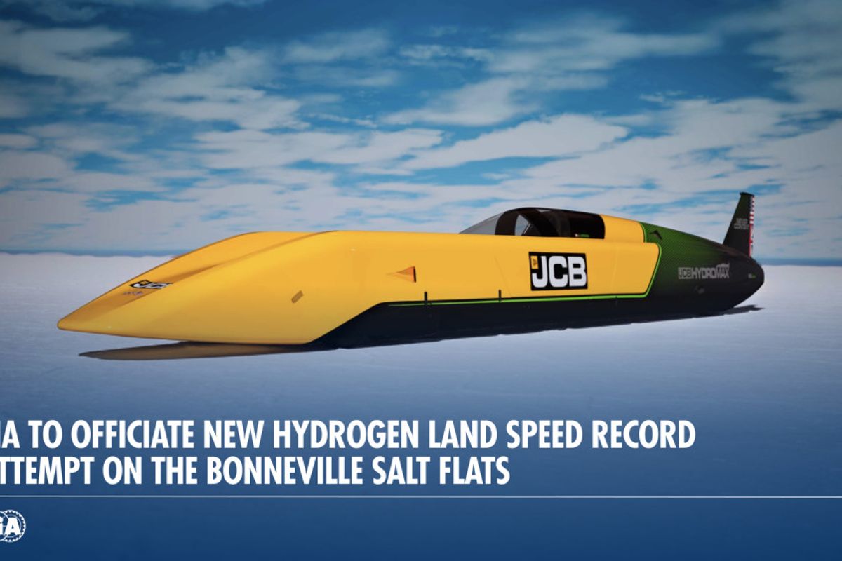 FIA to officiate new hydrogen land speed record attempt @ Bonneville Salt Flats
