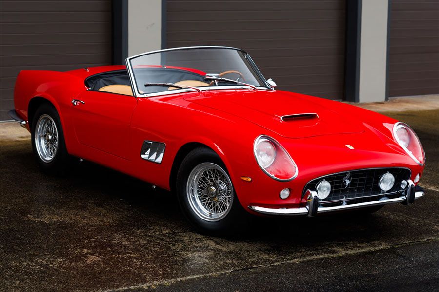 Mecum Indy Nudges $200m  Ferrari 250 GT SWB California Spyder sold for $18m