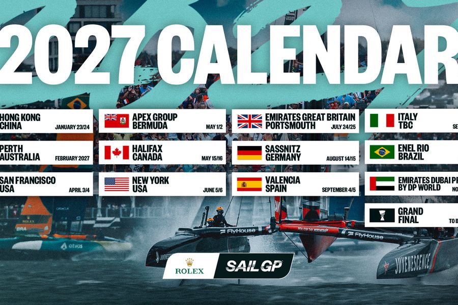 Hong Kong Kicks Off 13-Event SailGP 2027 Season