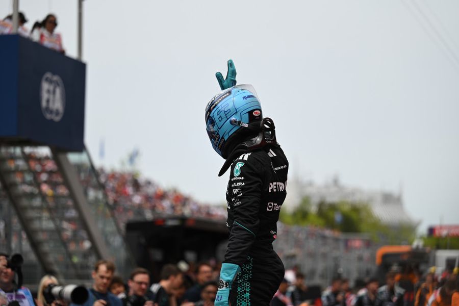 Russell takes Canada F1 Sprint win after close battle with Antonelli
