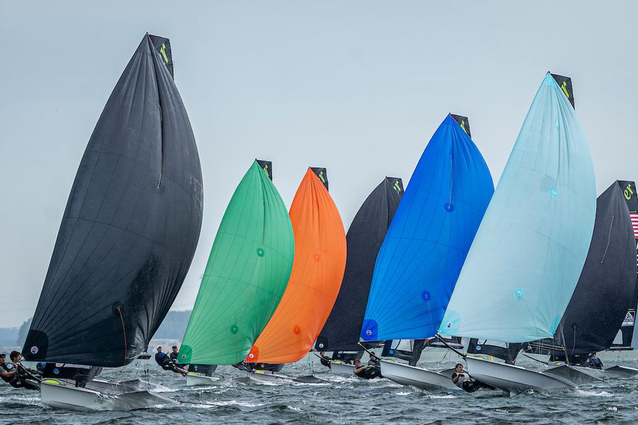 Challenging conditions on opening day of Sailing Grand Slam Almere