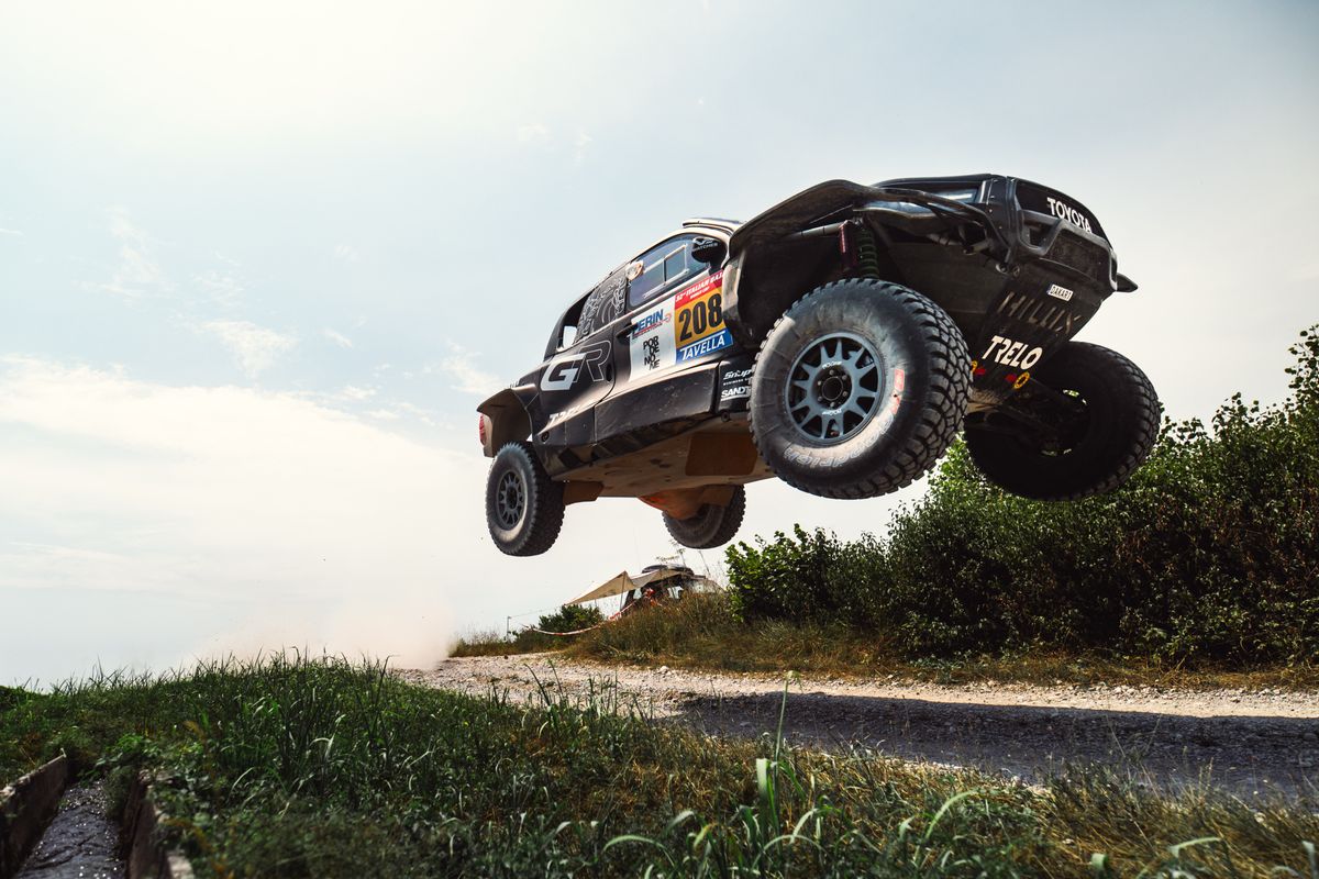 No margin for error for Dakar Rally legend Benediktas Vanagas on Baja Greece