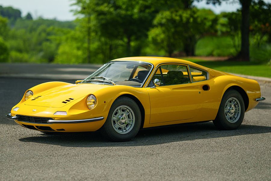 1970 Ferrari Dino 246 GT @ Broad Arrow Audrain Newport Auction