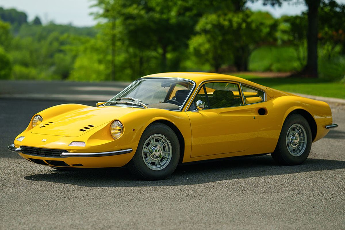 1970 Ferrari Dino 246 GT @ Broad Arrow Audrain Newport Auction