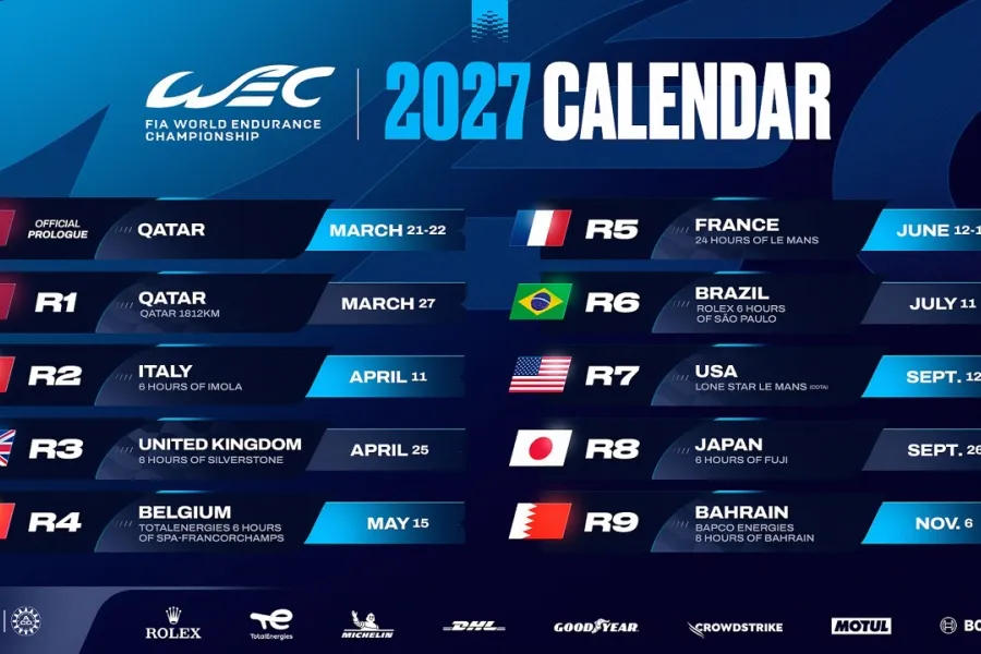 WEC: Expanded WEC 2027 calendar as 2030 Hypercar vision takes shape