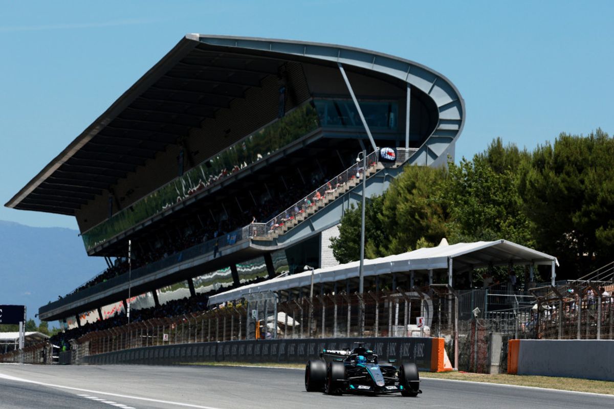 Russell leads Piastri and Leclerc in opening Barcelona GP practice
