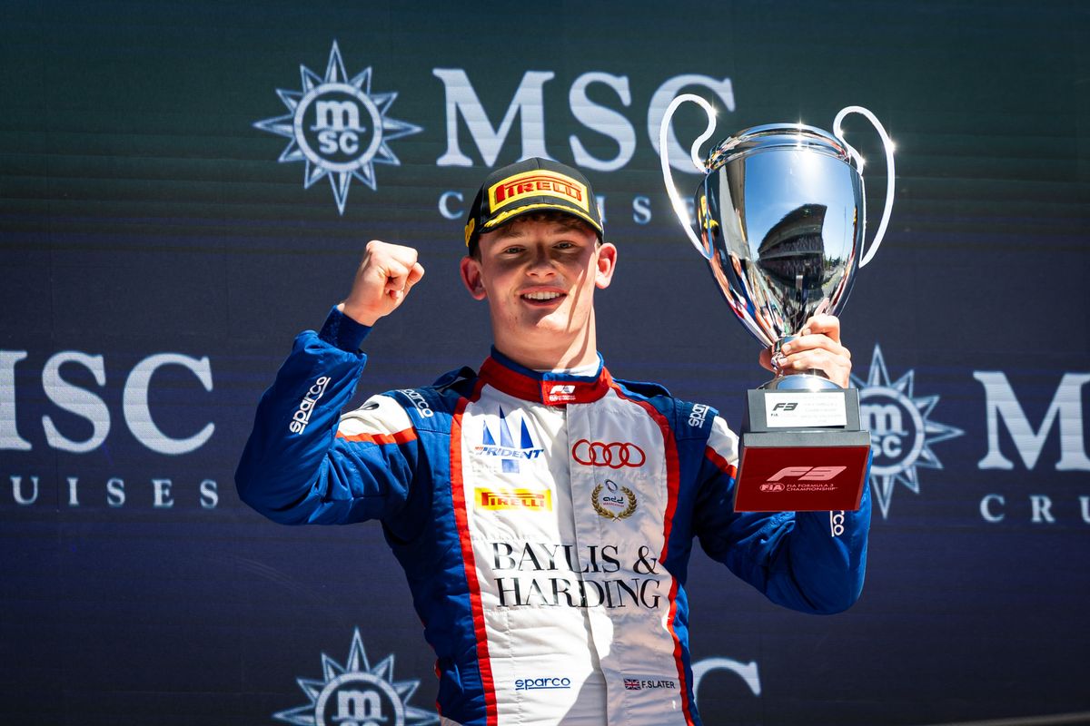 Trident reurns to top of FIA F3 standings with Freddie Slater