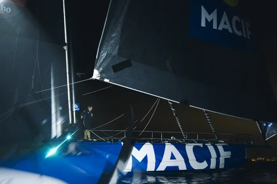 Devastating turn of events drops Sam Goodchild to second in the Vendée Arctique!