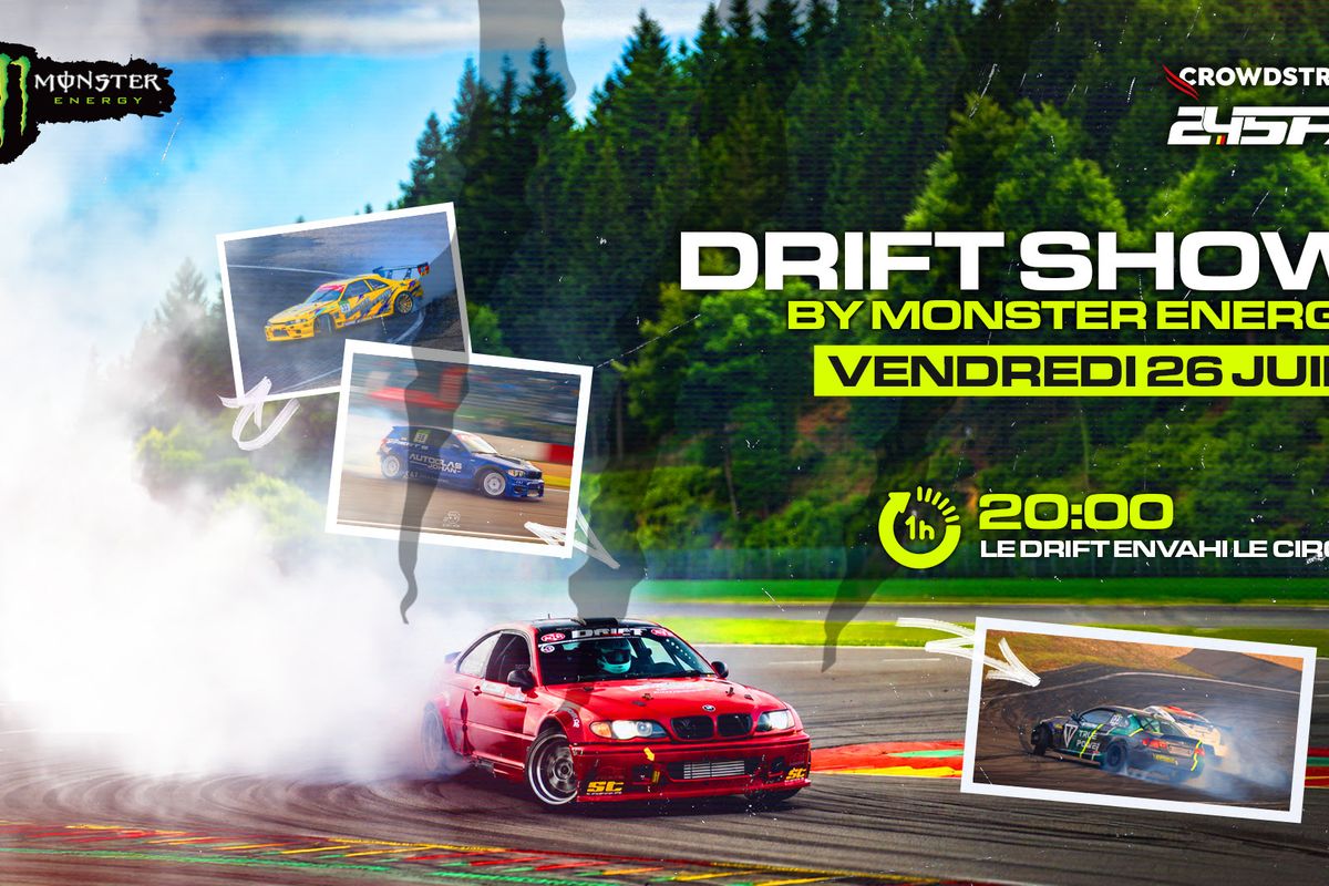 Drift Show by Monster to ignite Friday night @ 24 Hours of Spa