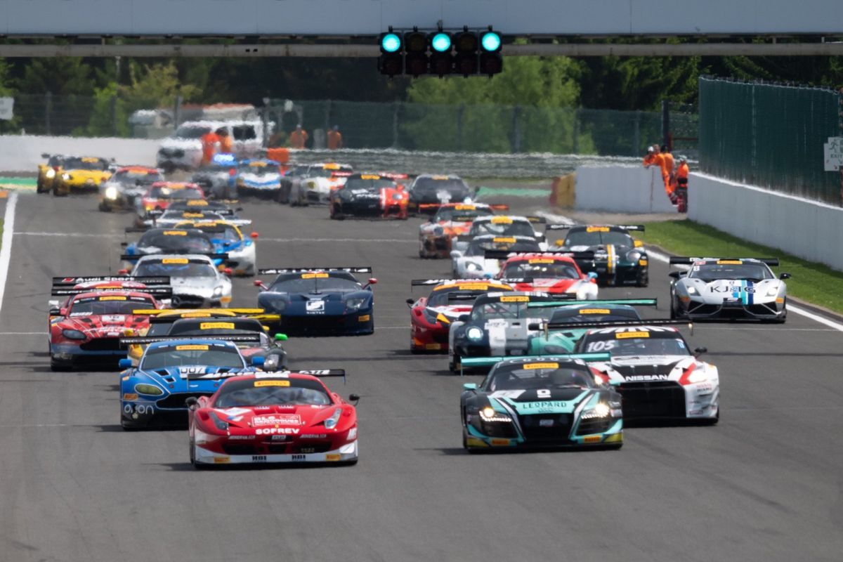 Stacked grid set for GT3 Revival Series at Le Mans Classic Legend