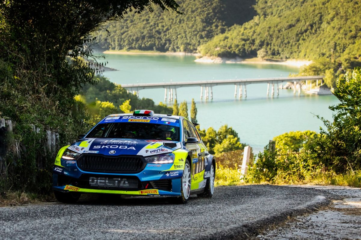European Rally Championship Dream alive for Daprà on Rally di Roma Capitale 