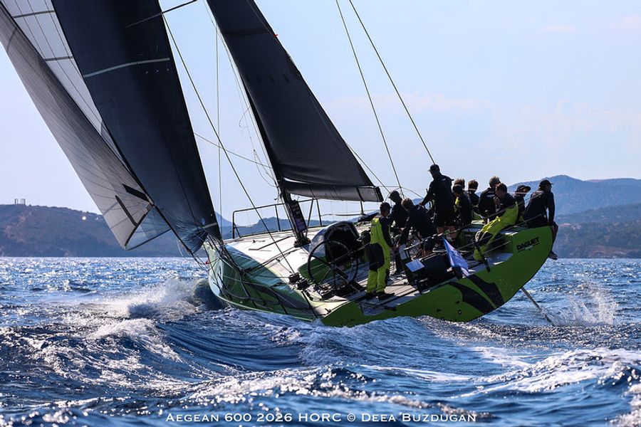 First finishers arrive at the AEGEAN 600, video
