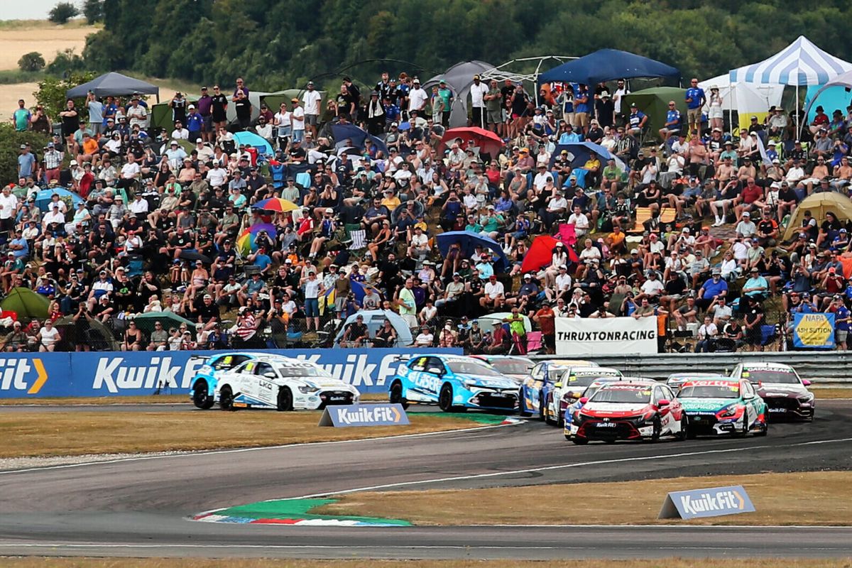 Cook, Sutton & Ingram victorious in high-speed BTCC action at Thruxton