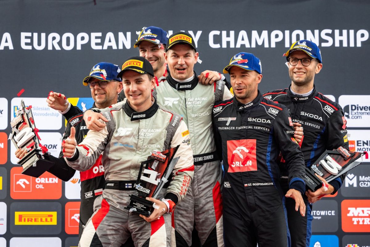 Teemu Suninen banks his maiden European Rally victory in Poland