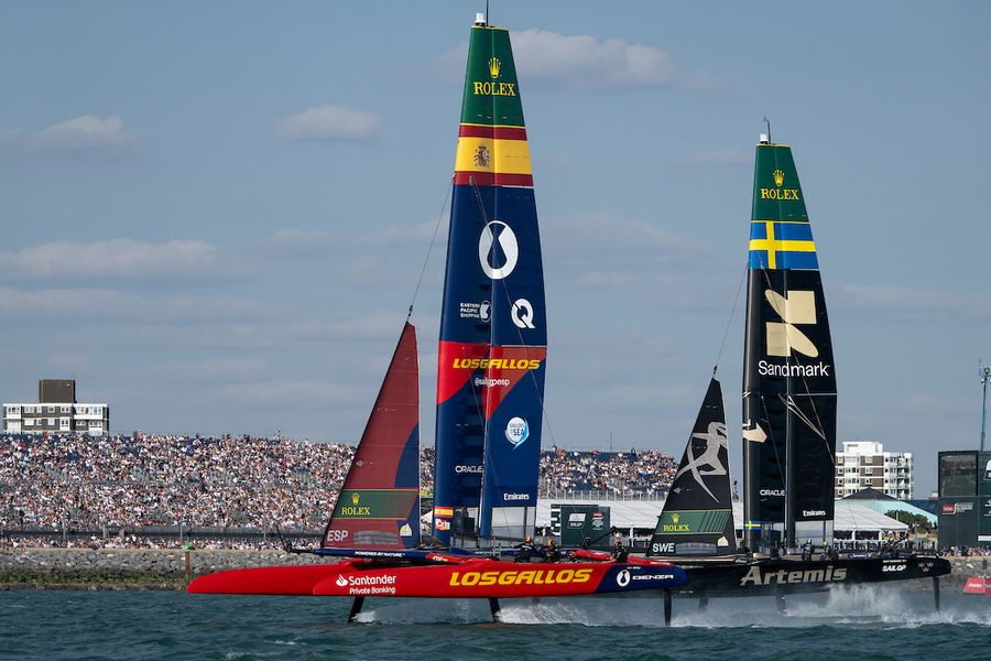 Los Gallos Go Back-to-Back with Portsmouth SailGP Victory