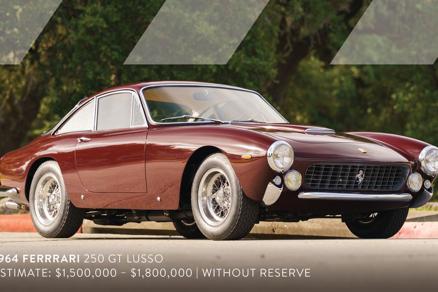 No Reserve Ferrari 250 GT Lusso at Goodings' Pebble Beach Auctions, video