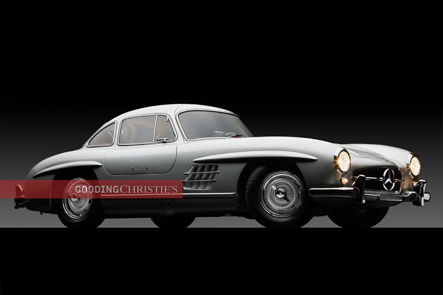 Factory Rudge Wheel Gullwing @ Gooding Christie's Pebble Beach 