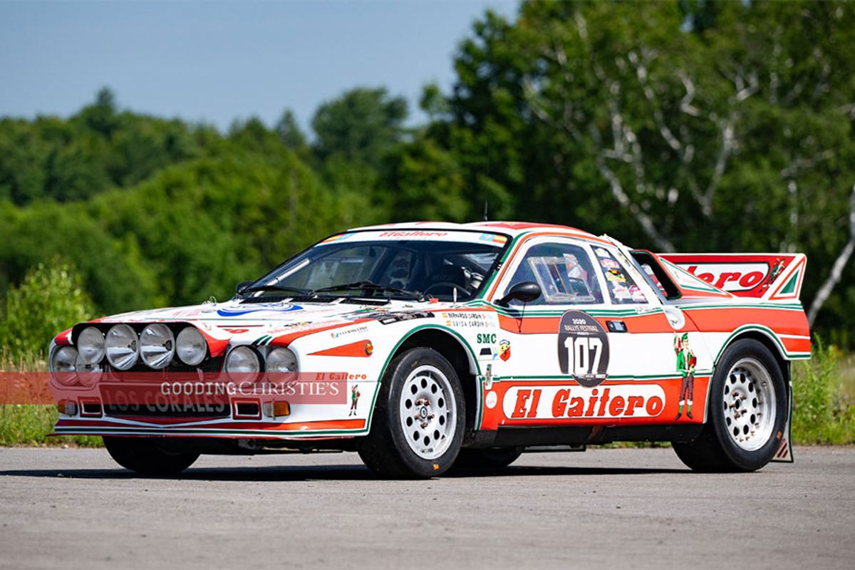 Lancia Rally 037 Evolution II Rally Icon @ Gooding Christie's Pebble Beach
