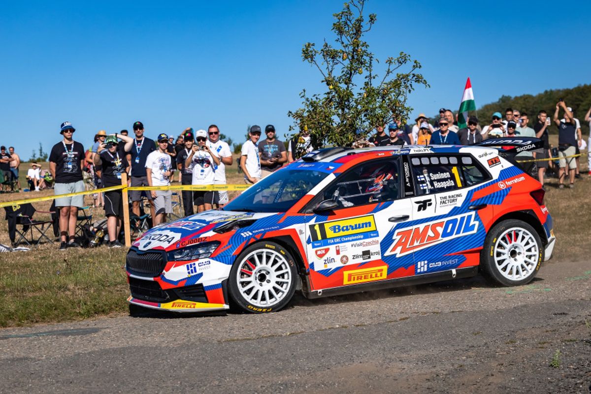  ERC leader Teemu Suninen playing down prospect of back-to-back victories @ Czech Rally