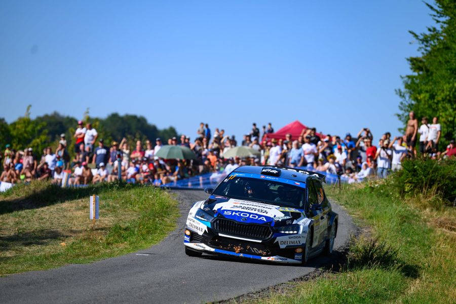 ERC: Home hero Adam Březík wins Barum Czech Rally Zlín