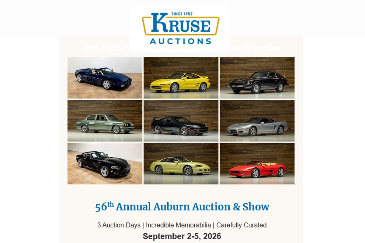 Analog Performance Favorites in Kruse Auburn Auction