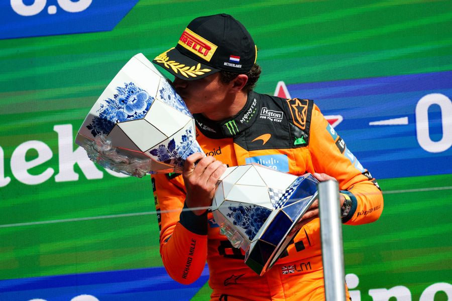 Norris wins dramatic Dutch Grand Prix ahead of Antonelli & Russell