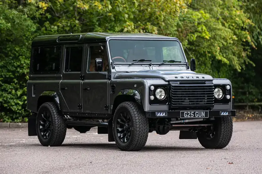 Ex-Vinnie Jones Land Rover 110 Defender Squire Edition 4.6 on offer at Carfest
