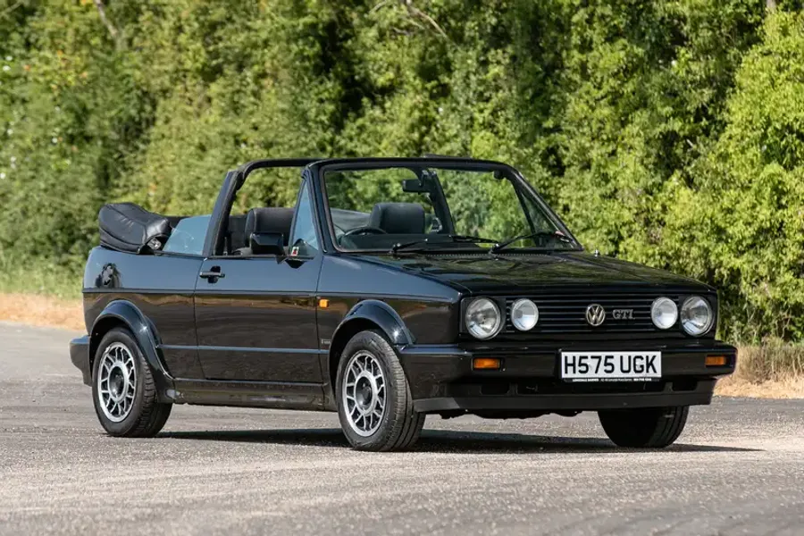 1991 Volkswagen Golf GTI Cabriolet (Mk1) Sold for: £21,150 @ Iconic Auctioneers